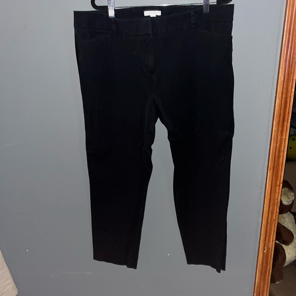 New York and Company crop stretch pants size 18 black